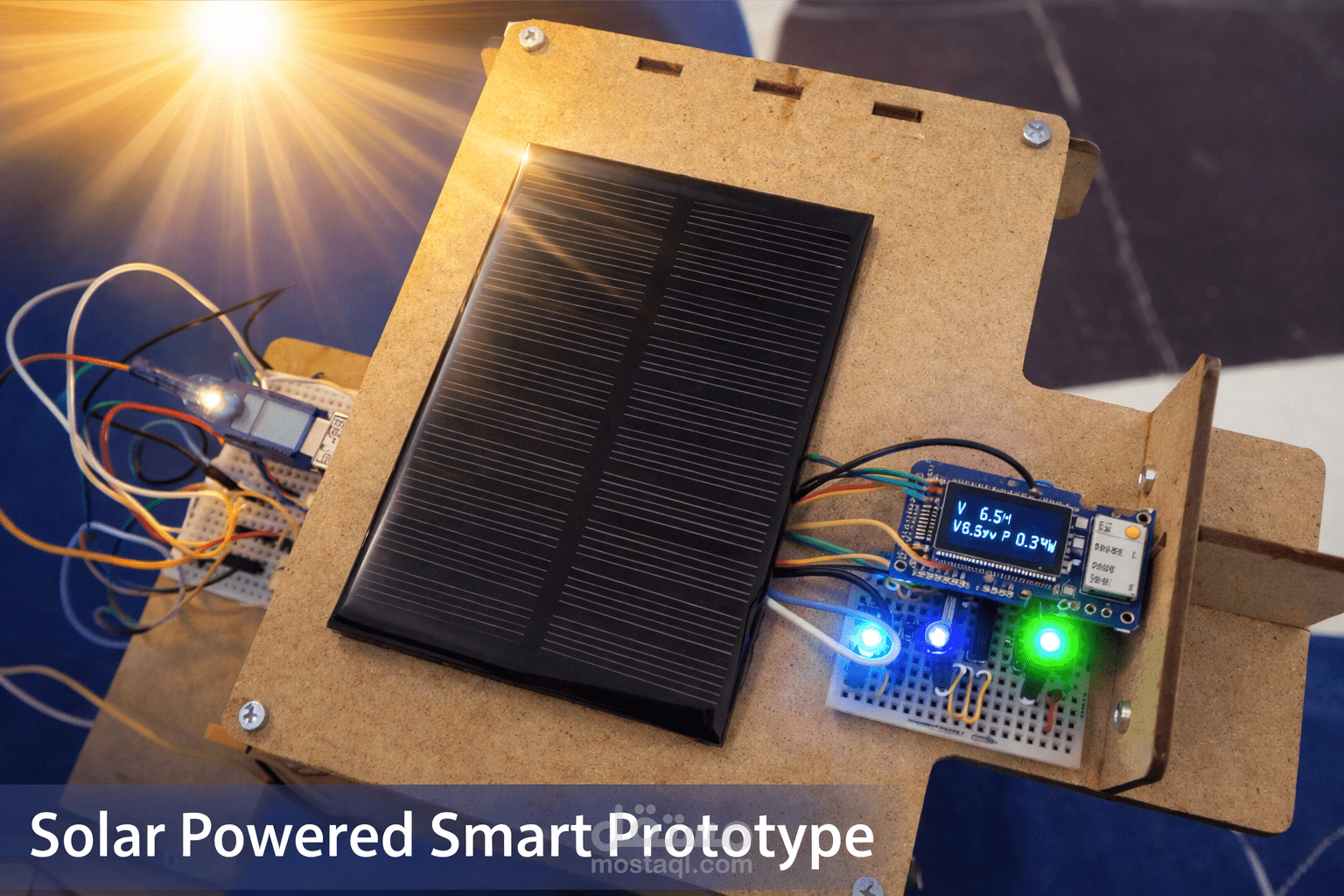 Solar Powered Smart Prototype / Renewable Energy Project