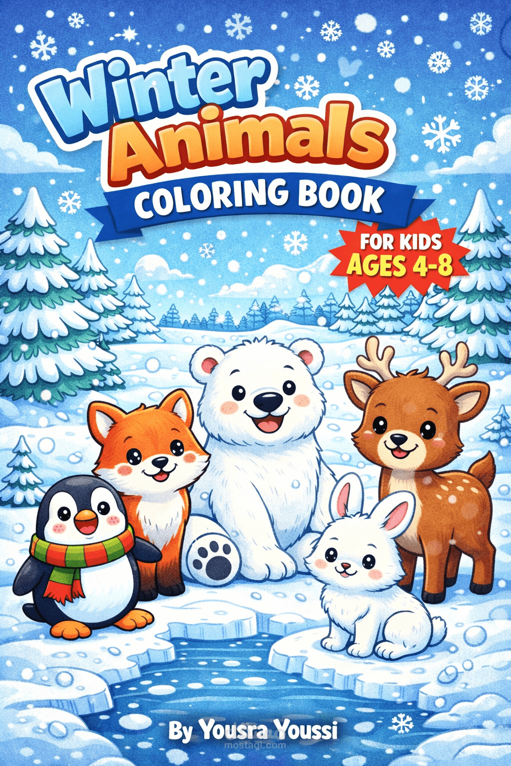 Child-Friendly Coloring Book Design for Amazon KDP