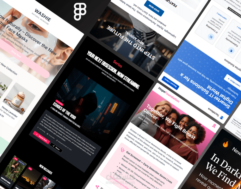 تصاميم ايميل Figma UI Email Designs