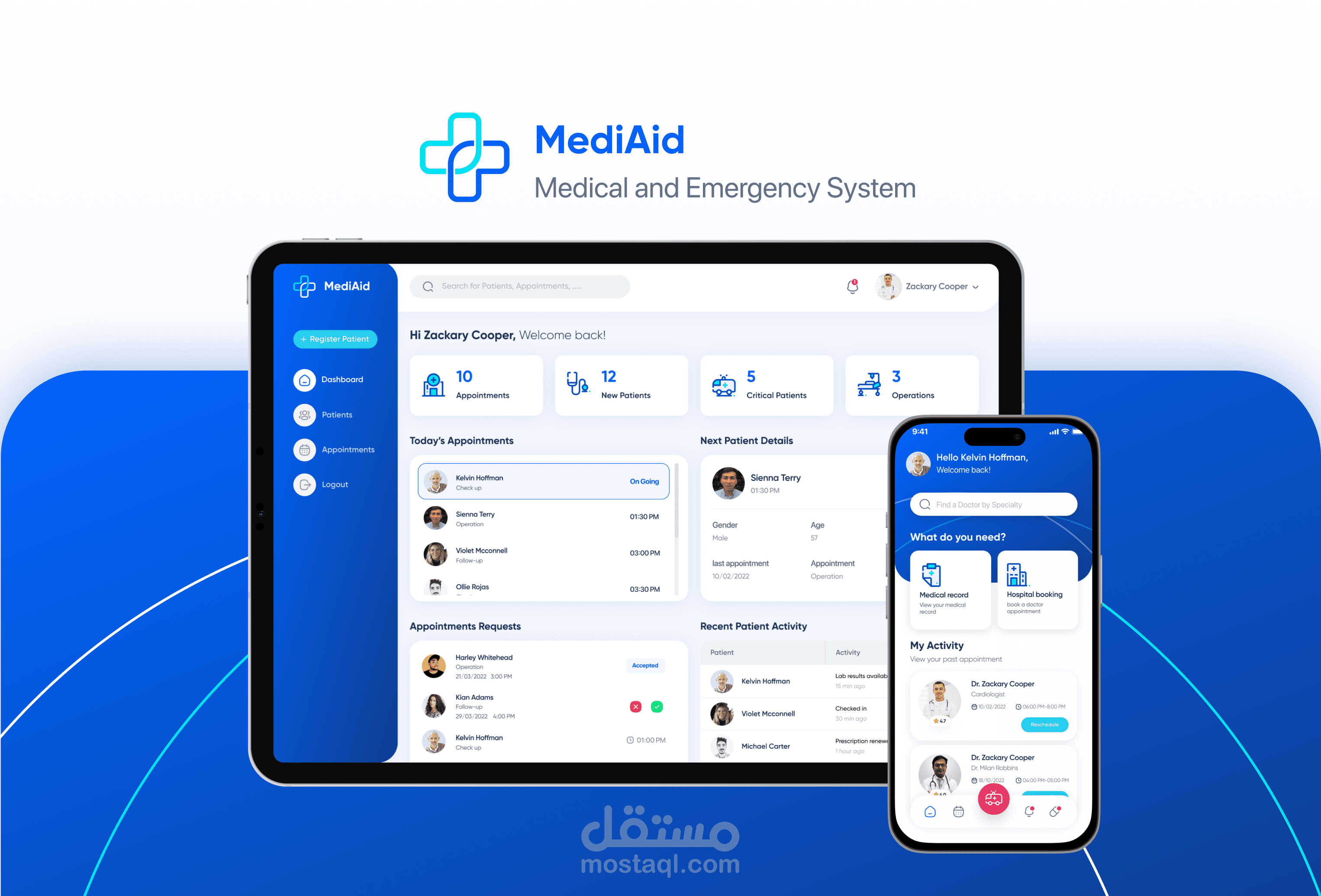 MediAid | تصميم تطبيق للطوارئ والإسعاف