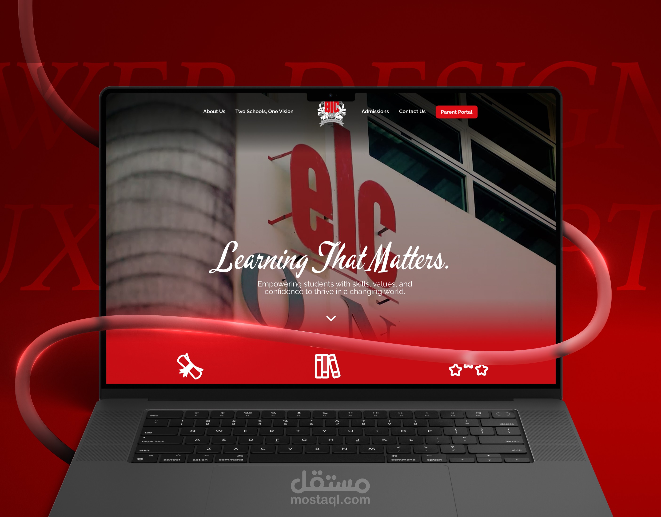 تصميم موقع لمدرسة دولية عريقة في ماليزيا - elc International School