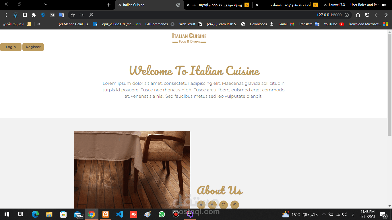 Restaurant Website