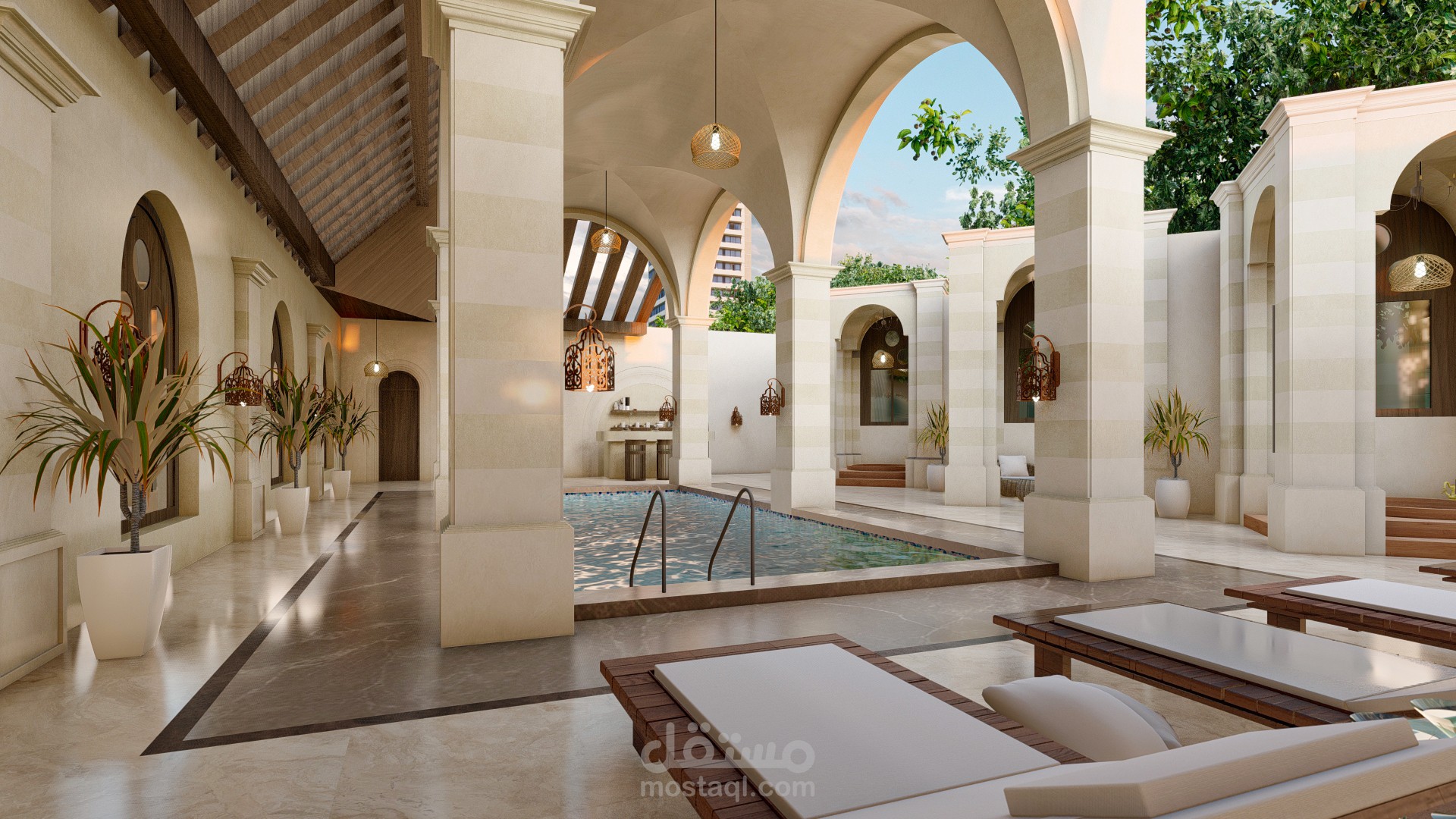 Outdoor Spa Zone