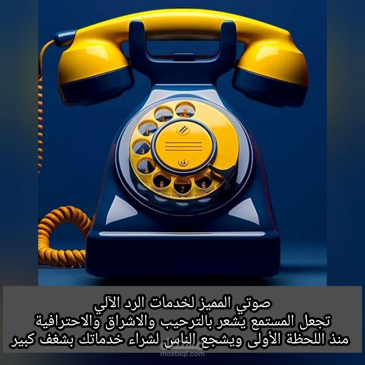 تعليق صوتي الرد الآلي