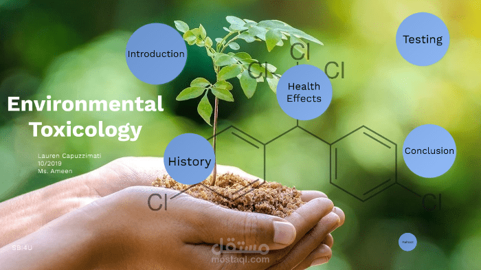ترجمة ملخص بحث علمي فى مجال السمية البيئية تم نشره في Toxicology