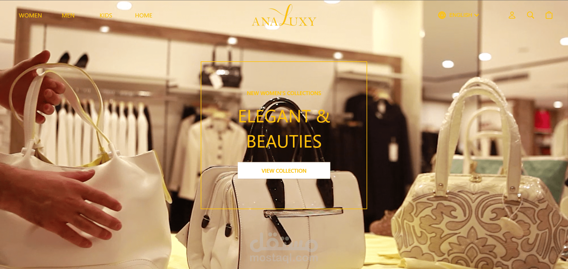 ANALUXY (Flutter E-commerce Website)
