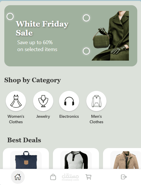 Mini E-commerce React-React Native