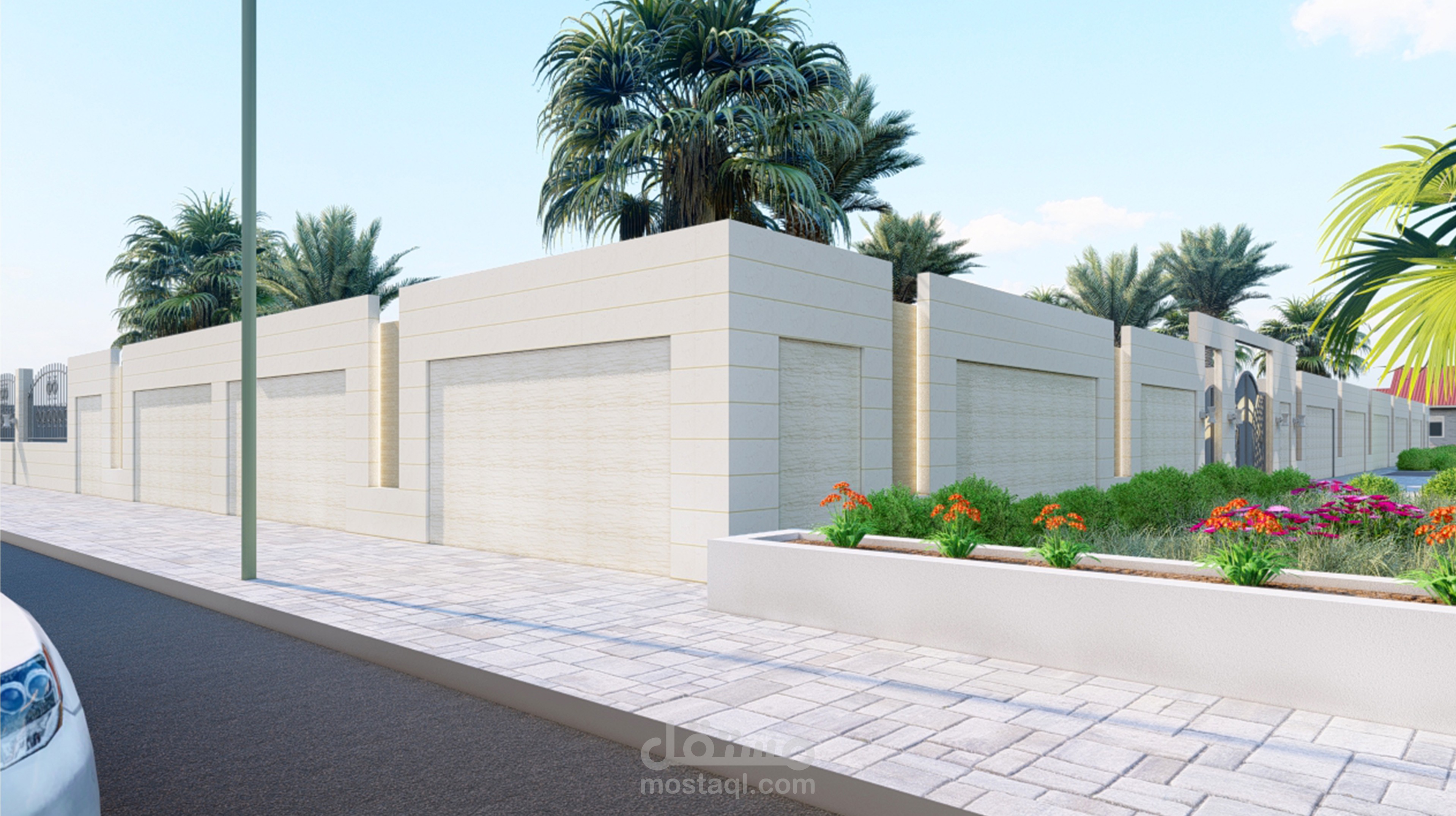 تصميم سور لفيلا