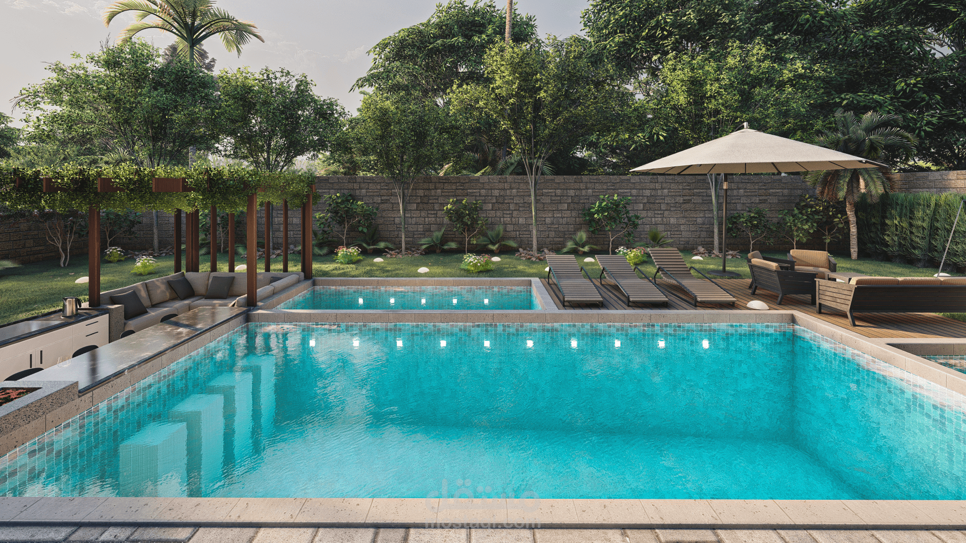 تخطيط وتصميم حدائق (Landscape Design) 3D