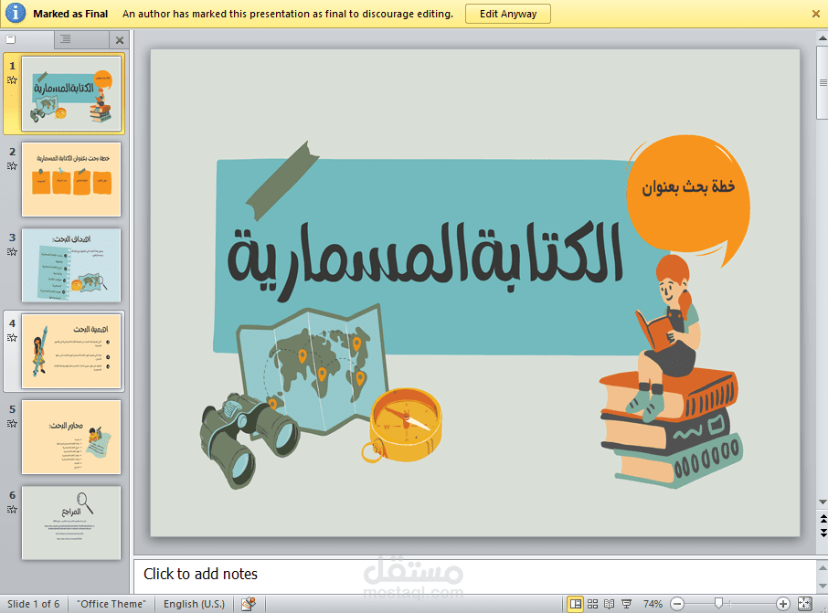 تصميم عرض تقديمي  ( power point ) احترافي، كل 15 شريحة مقابل 15$ فقط !!