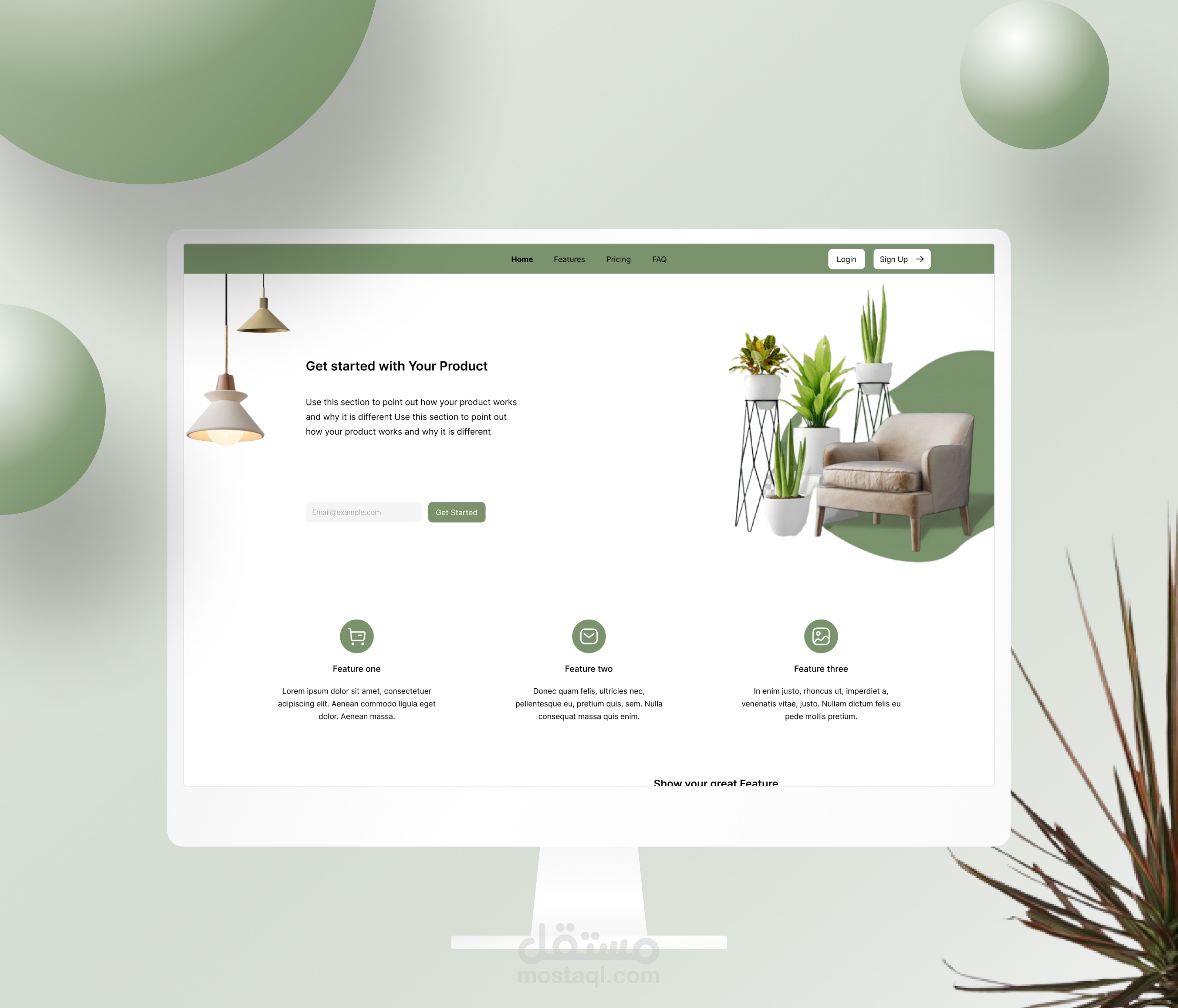 Landing page