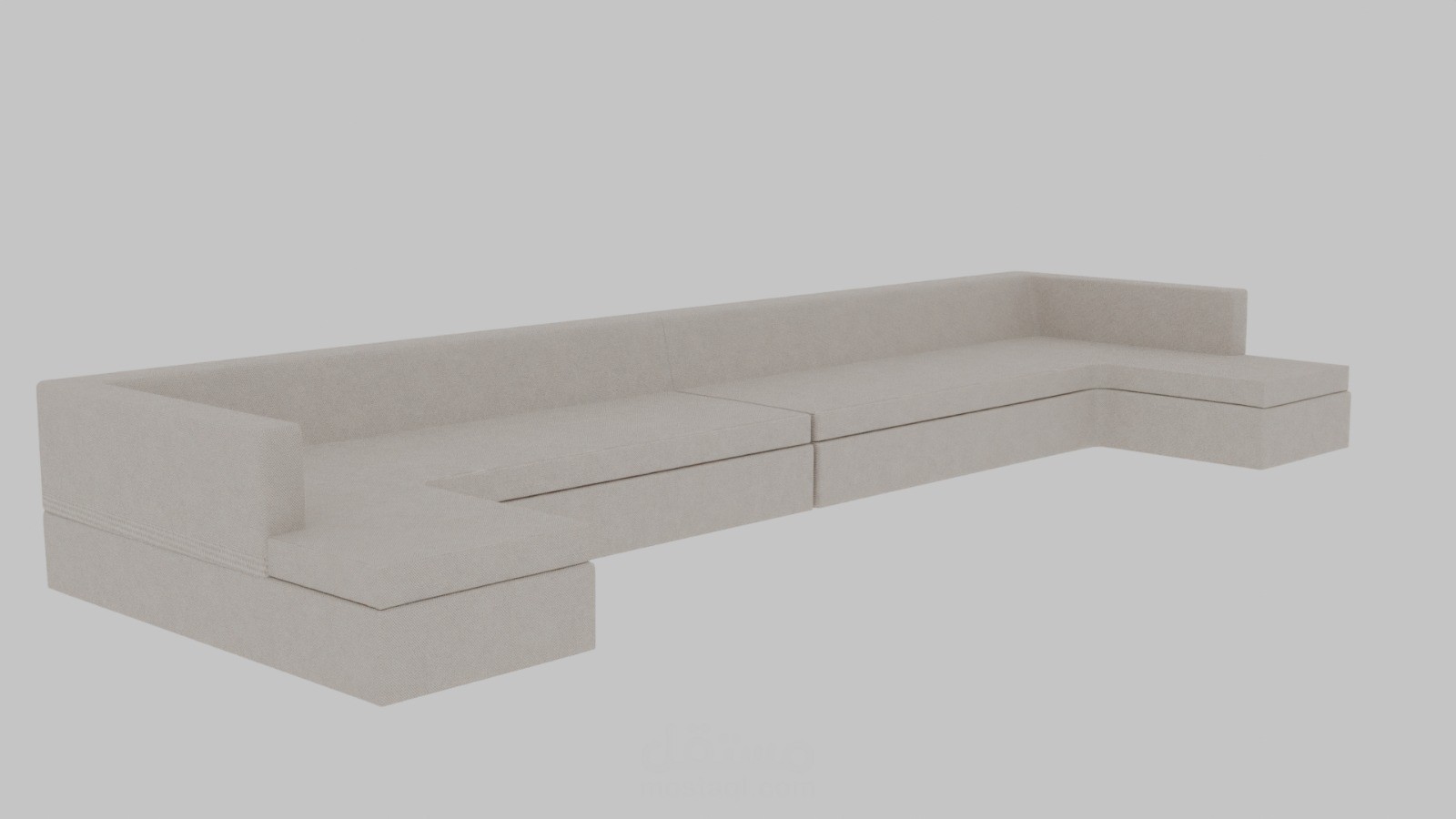 تصميم كنبه حرف U