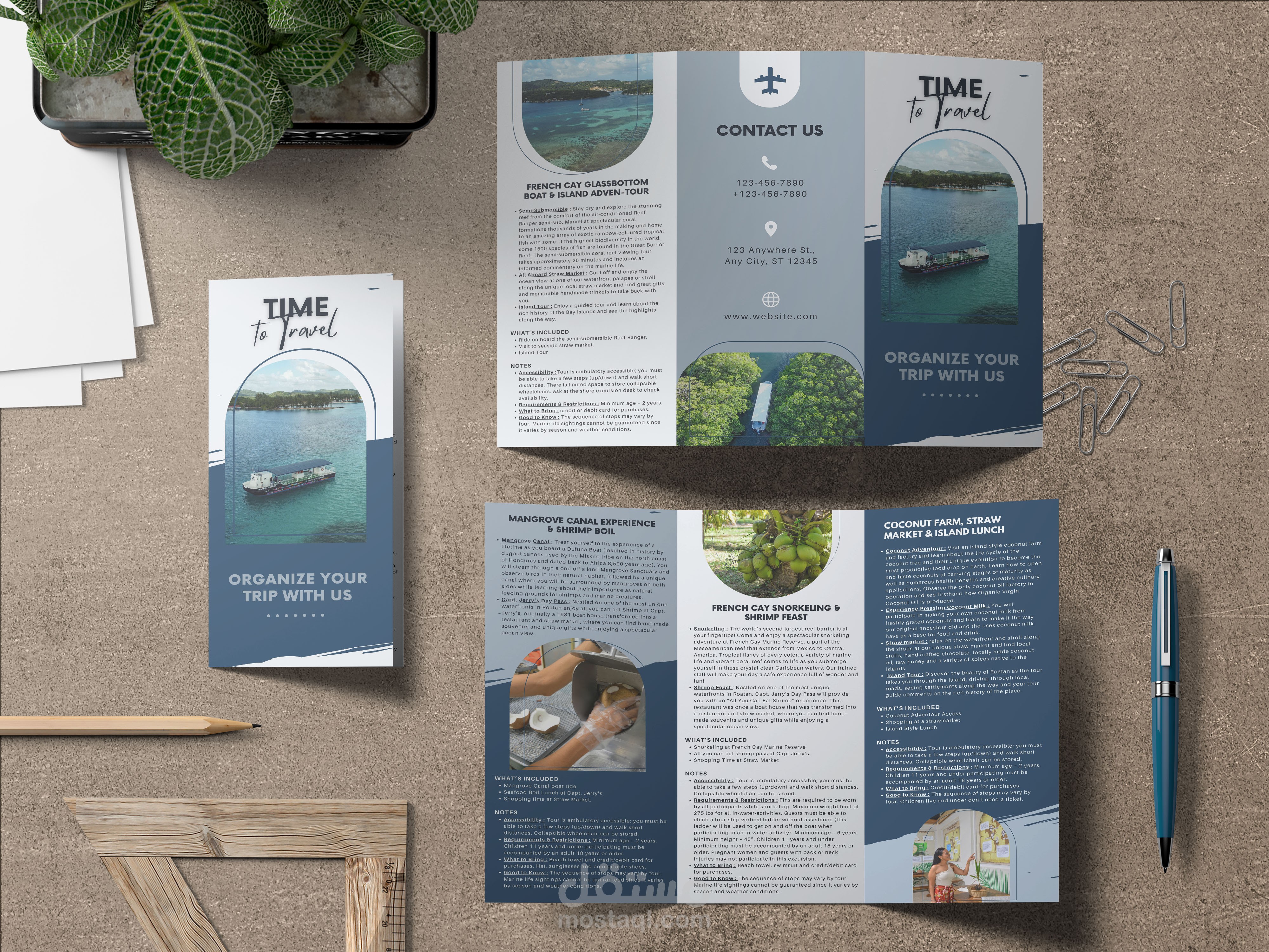 Tourism agency brochure