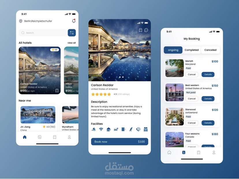 Hotel booking app