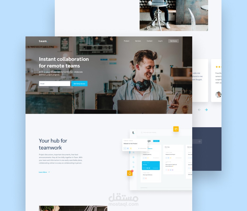 برمجمة موقع الكتروني بواسطة Webflow