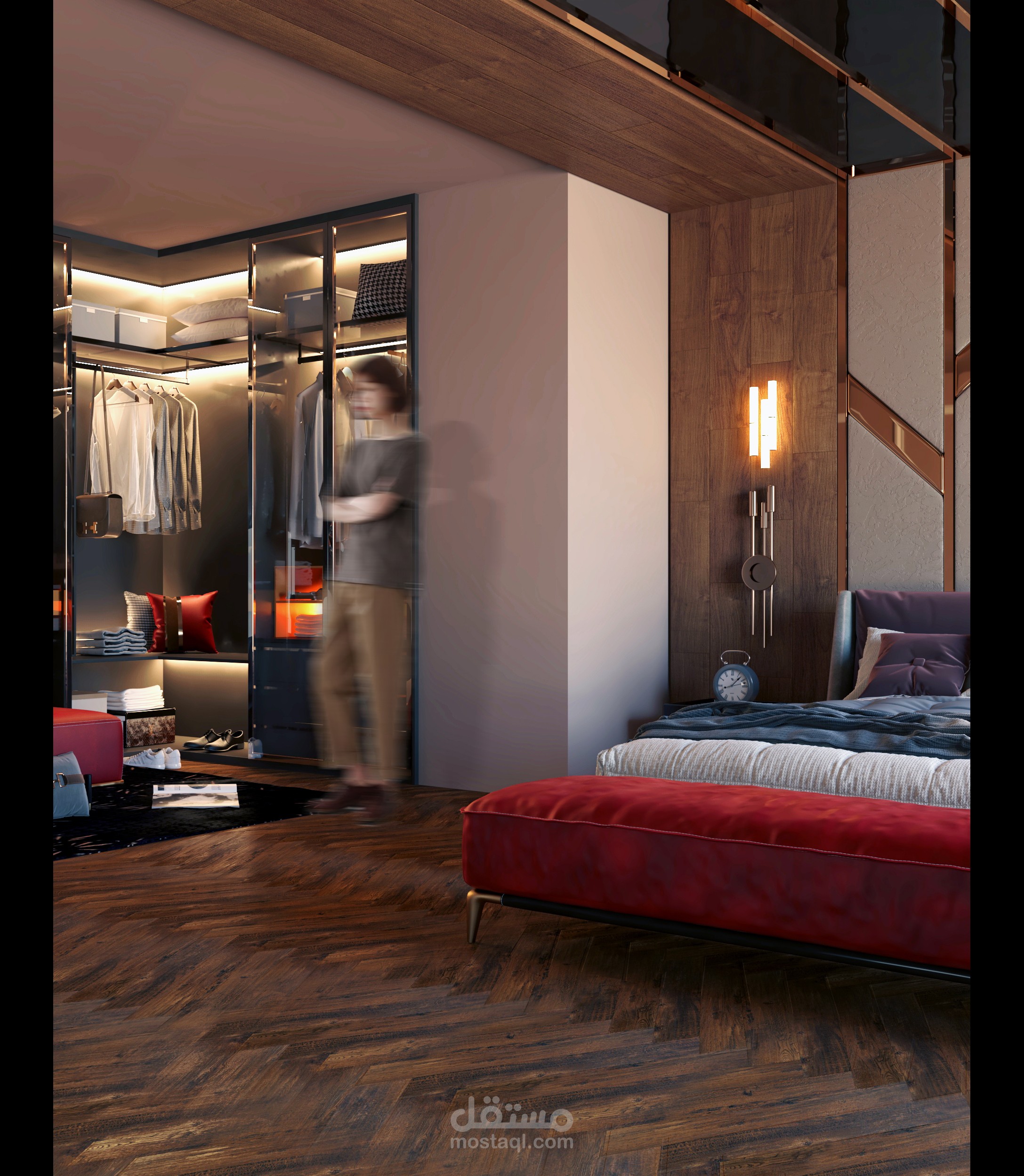 Red Bedroom