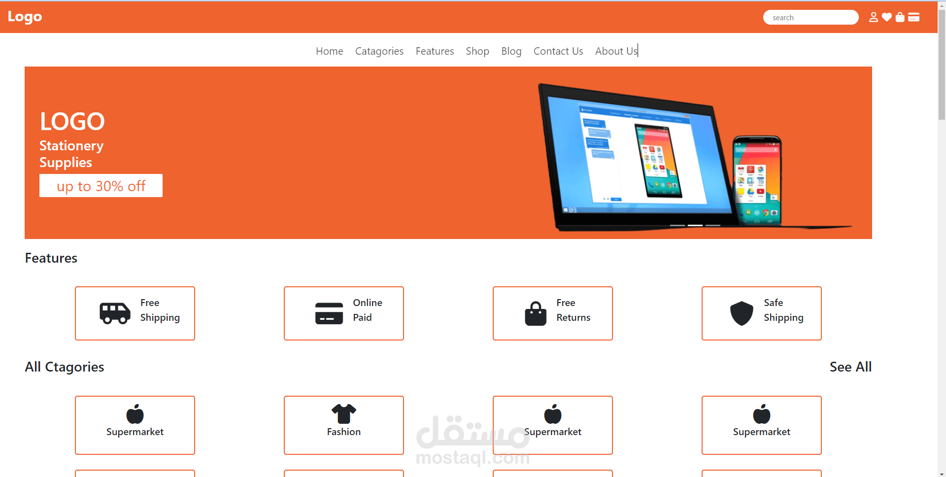 marketing web-page