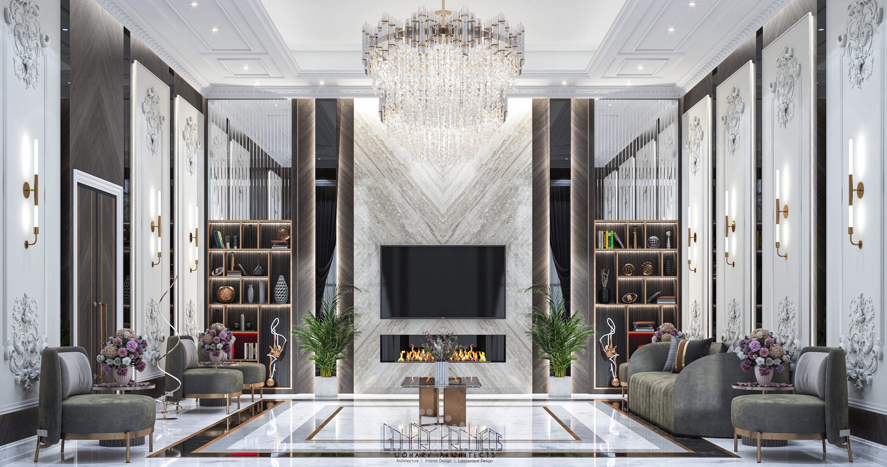 تصميم مجلس رجال | نيوكلاسيك