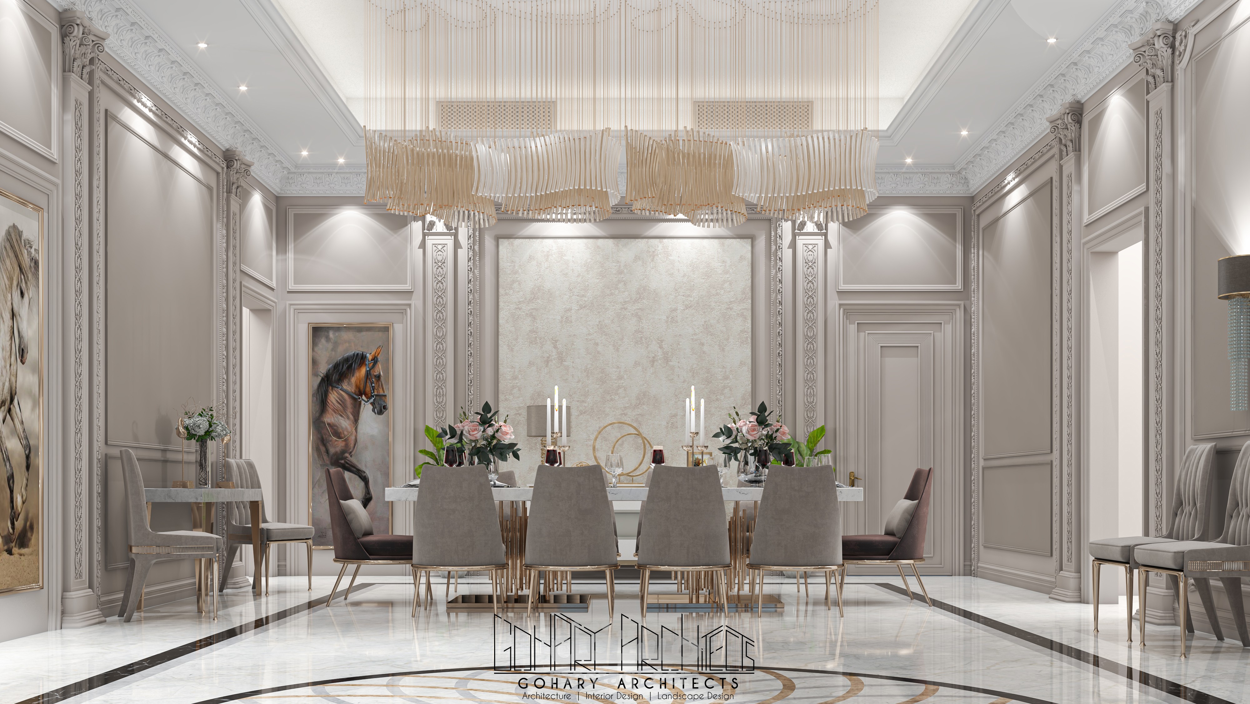 إستقبال - طعام - مجلس نساء | نيو كلاسيك