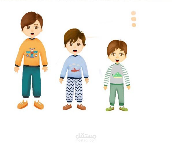 رسم اطفال حقيقية