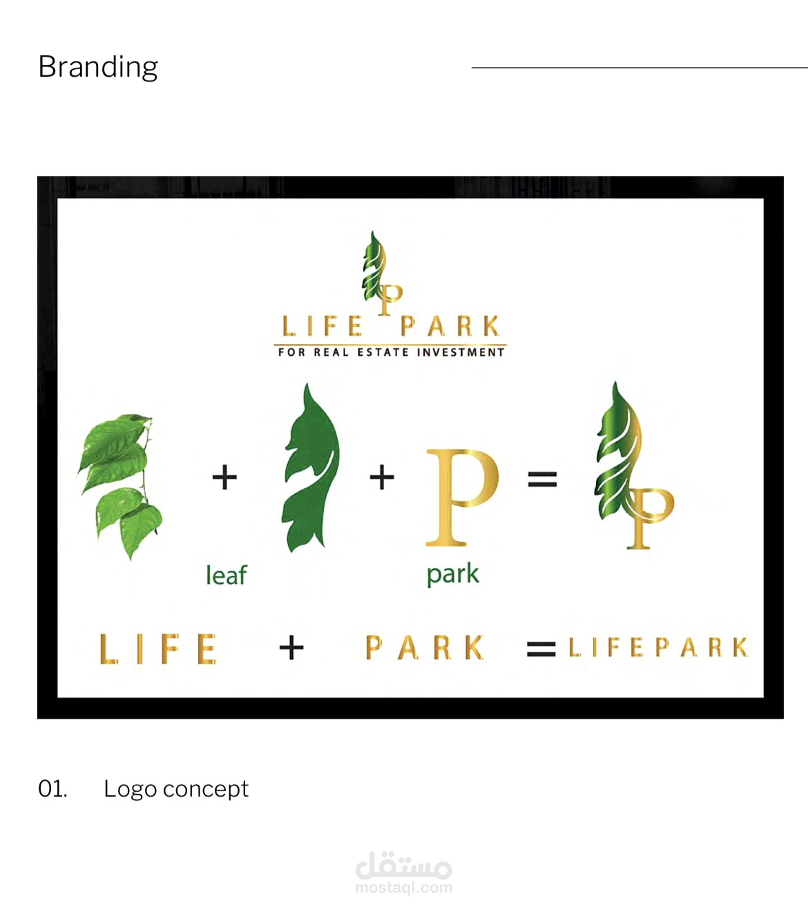 تصميم هويه لشركه تطوير عقاري