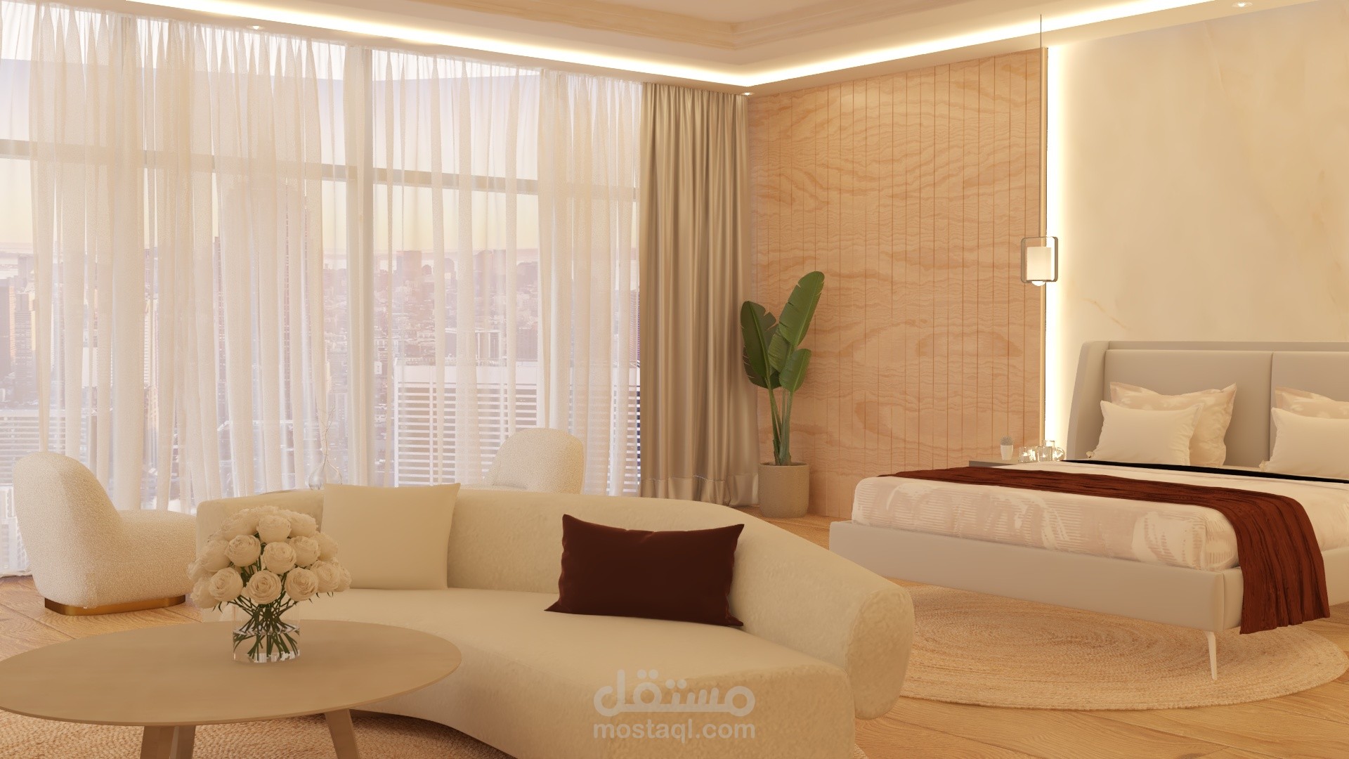Minimalistic Master Bedroom