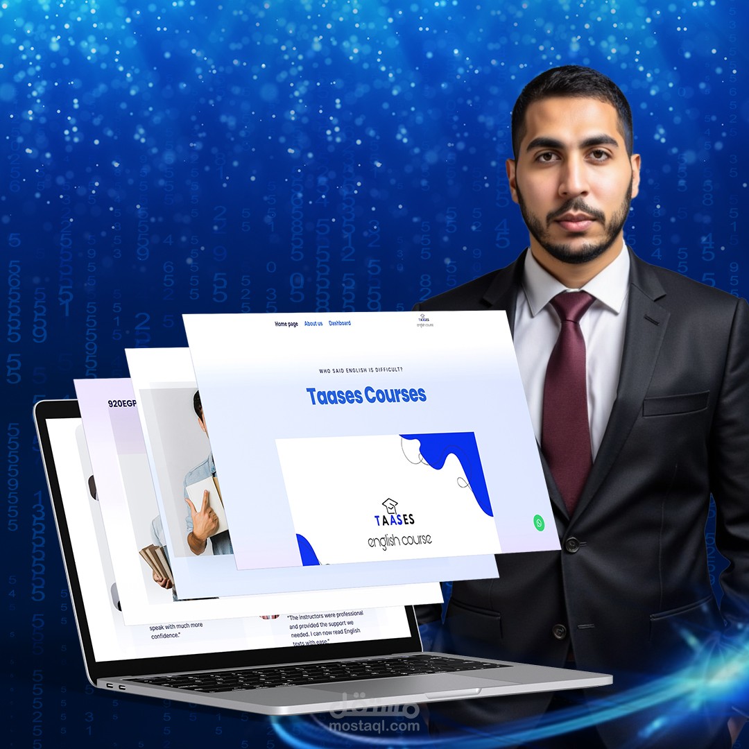 تصميم وتطوير منصة تأسيس لتعليم اللغة الإنجليزية