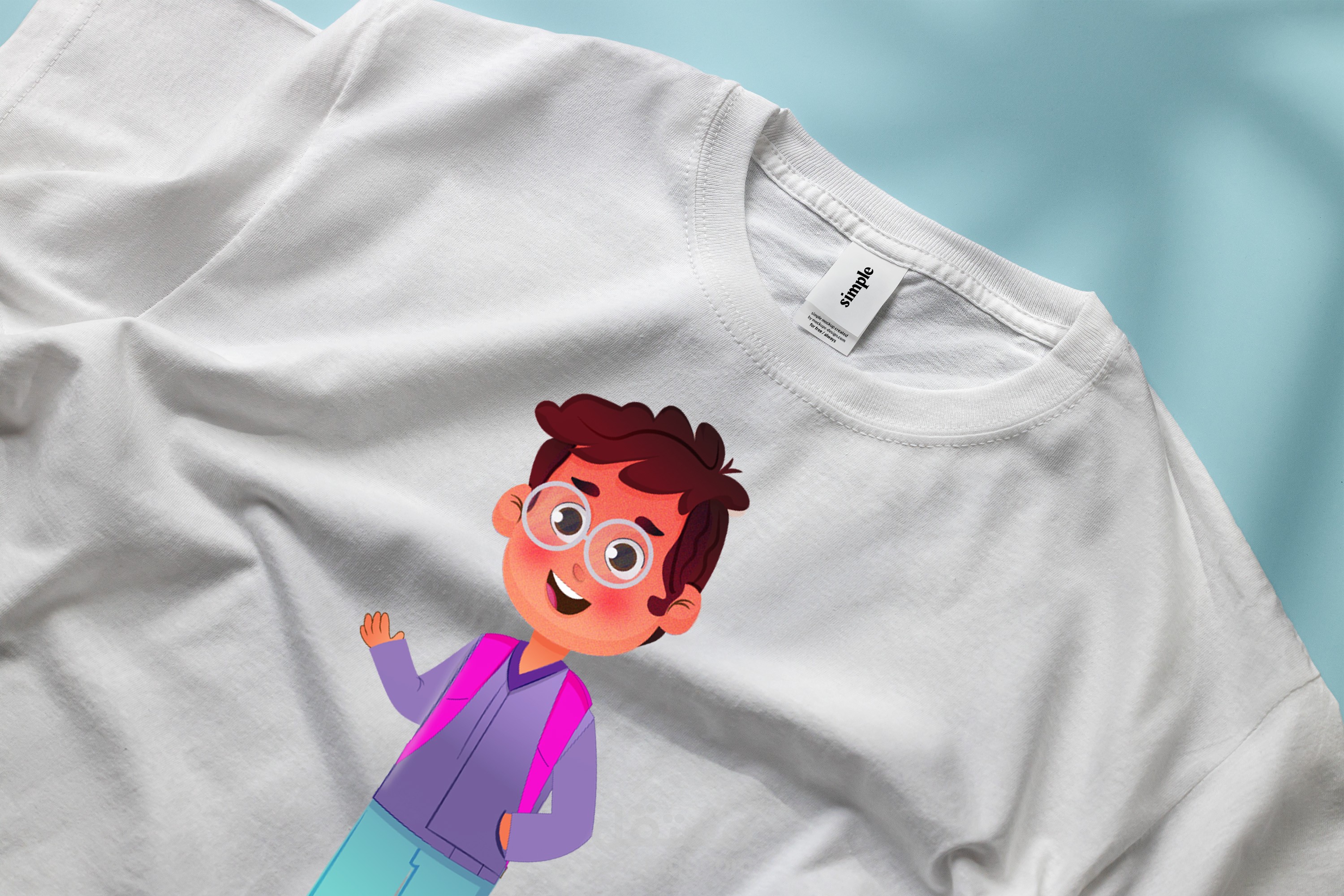 تصميم شخصية كاملة بأسلوب قصصي فني