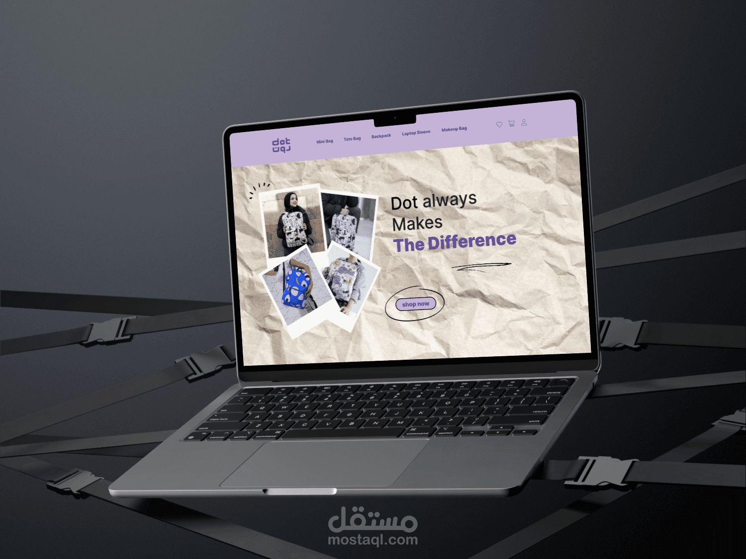 UI/UX design project for Dot Gallery