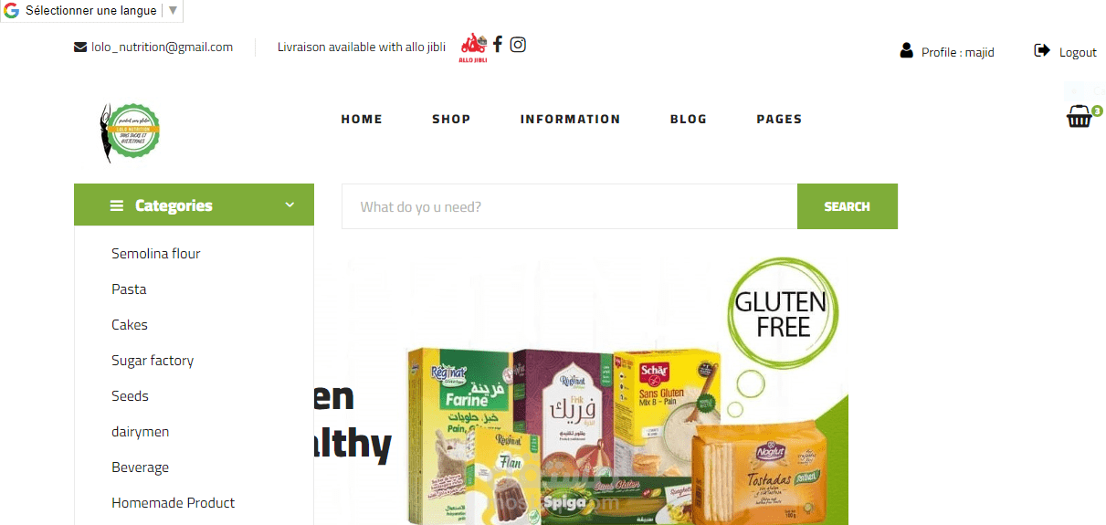 lolo-nutrition is store for sells product gluten free
