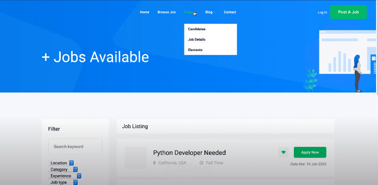 Job board searching
