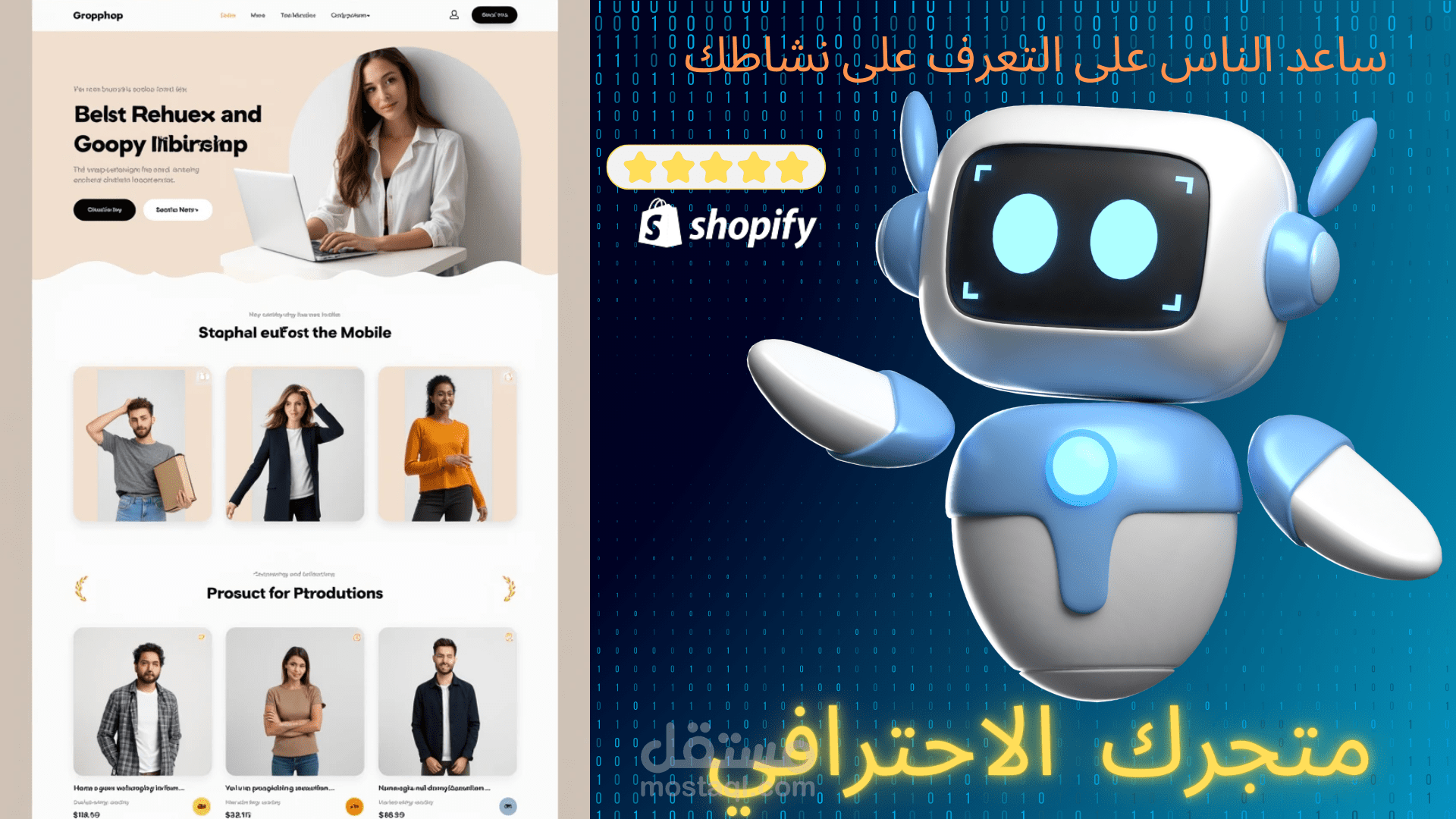 احصل على متجر شوبيفاي احترافي وسريع الإنشاء لتلبية كل احتياج