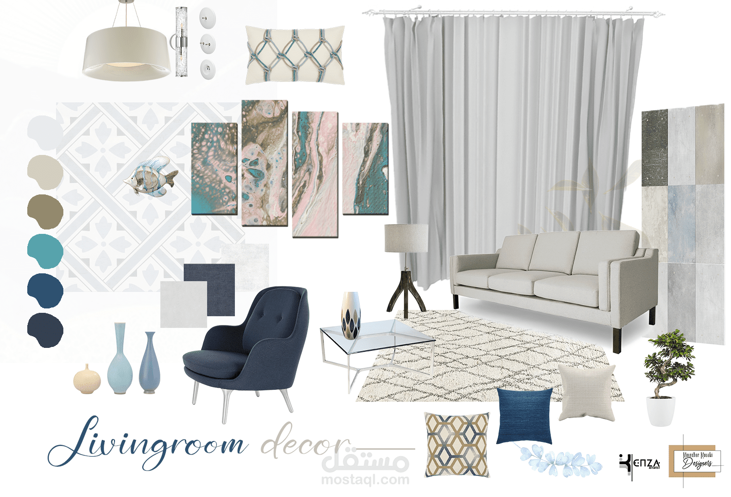 MoodBoard for interior design