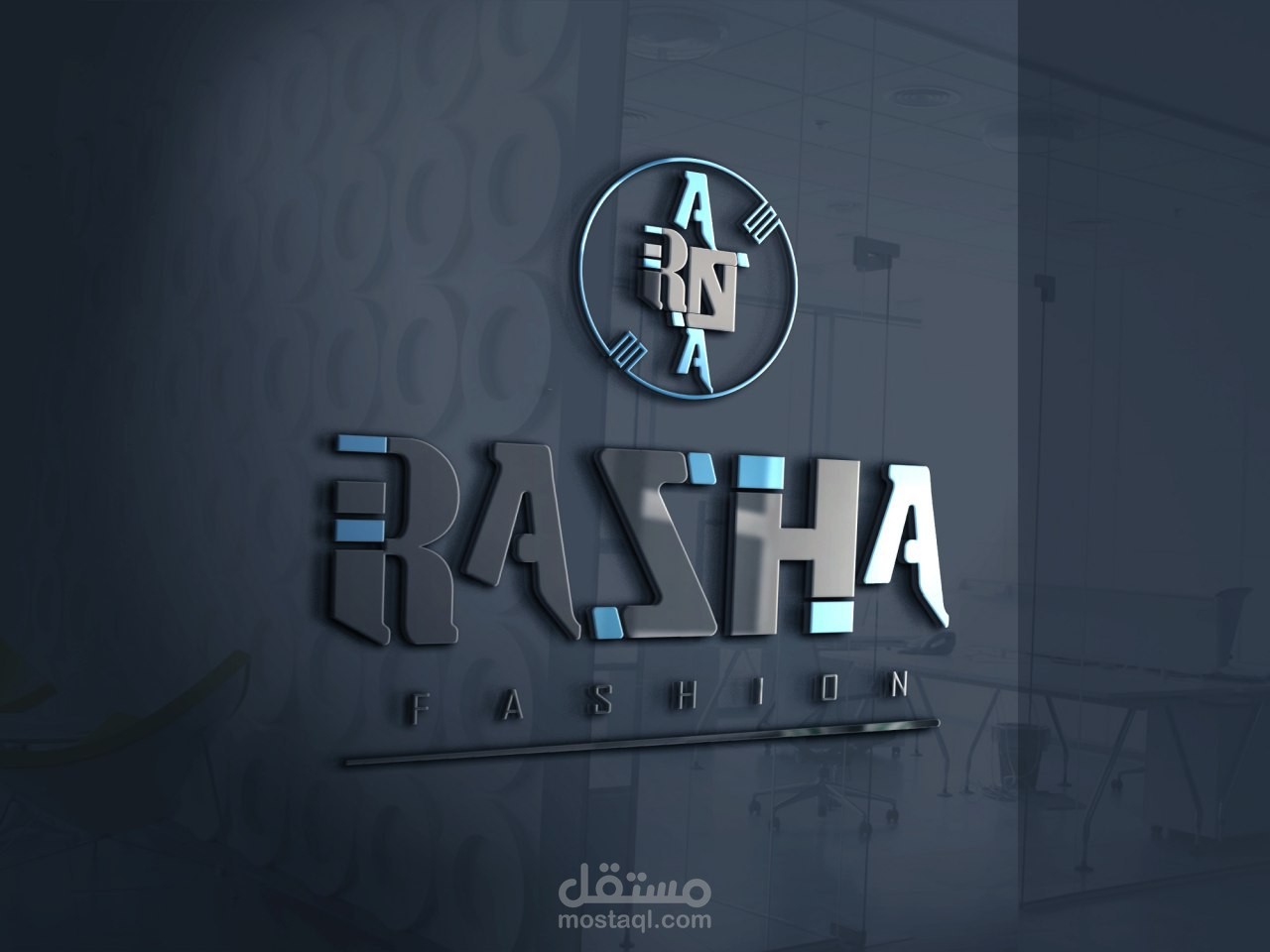 Logo and business card design for a shop