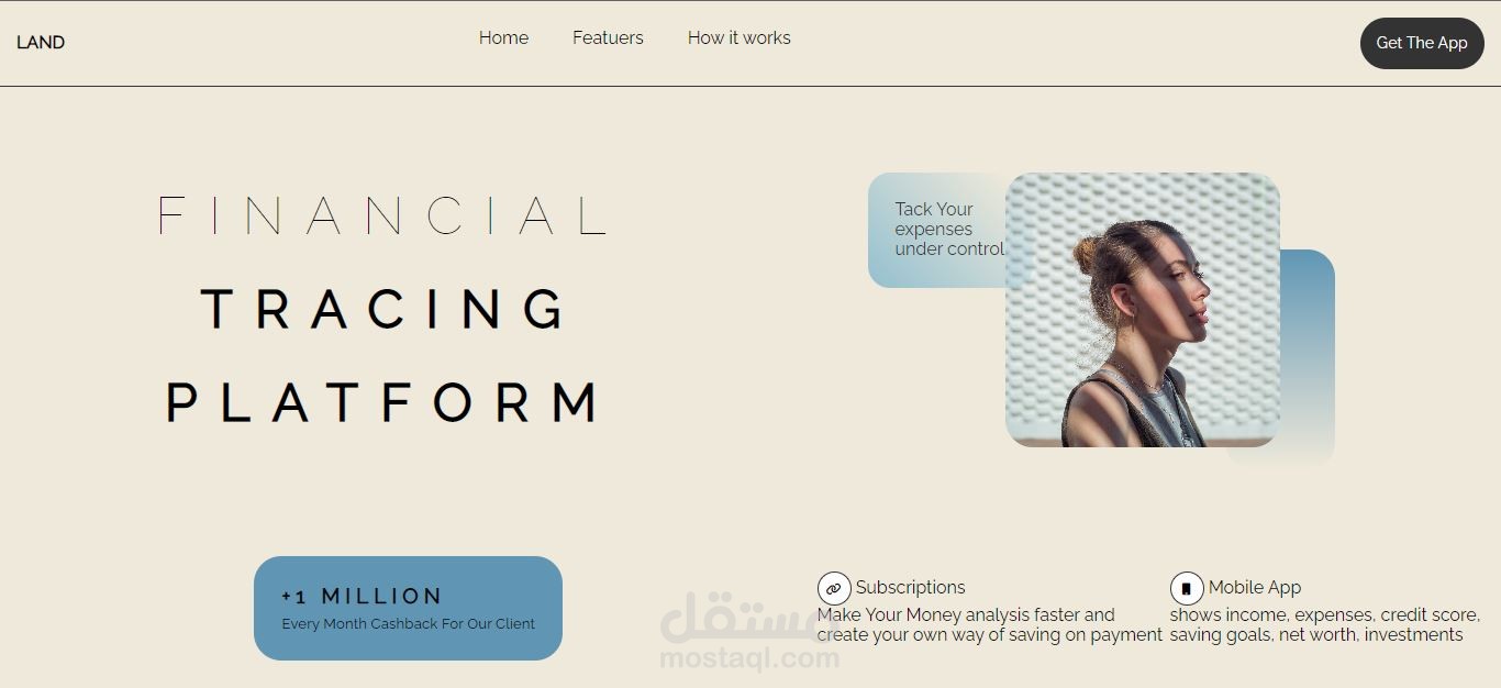 صفحة هبوط landing page
