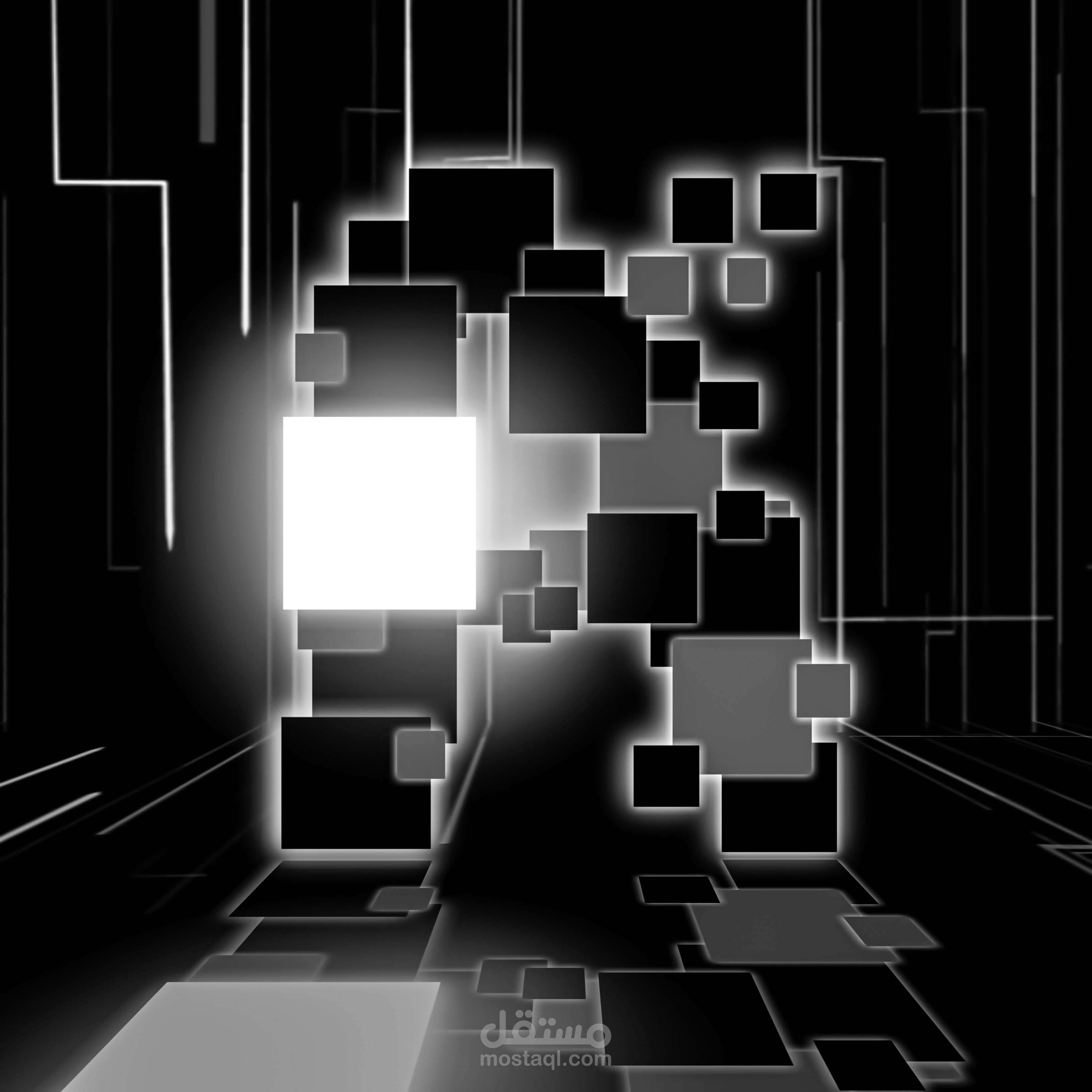 Pixelated A هذا لوجو لقناه يوتيوب اسمها مجهول