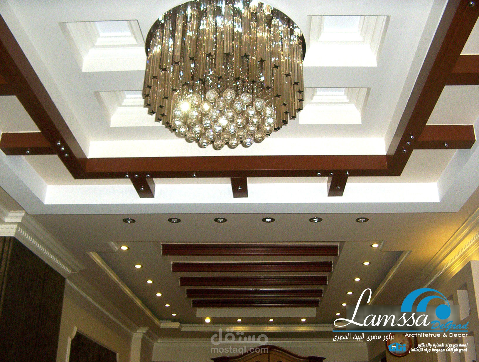 ديكور شقة سكنية بعد التنفيذ بشارع الجلاء الاسكندرية