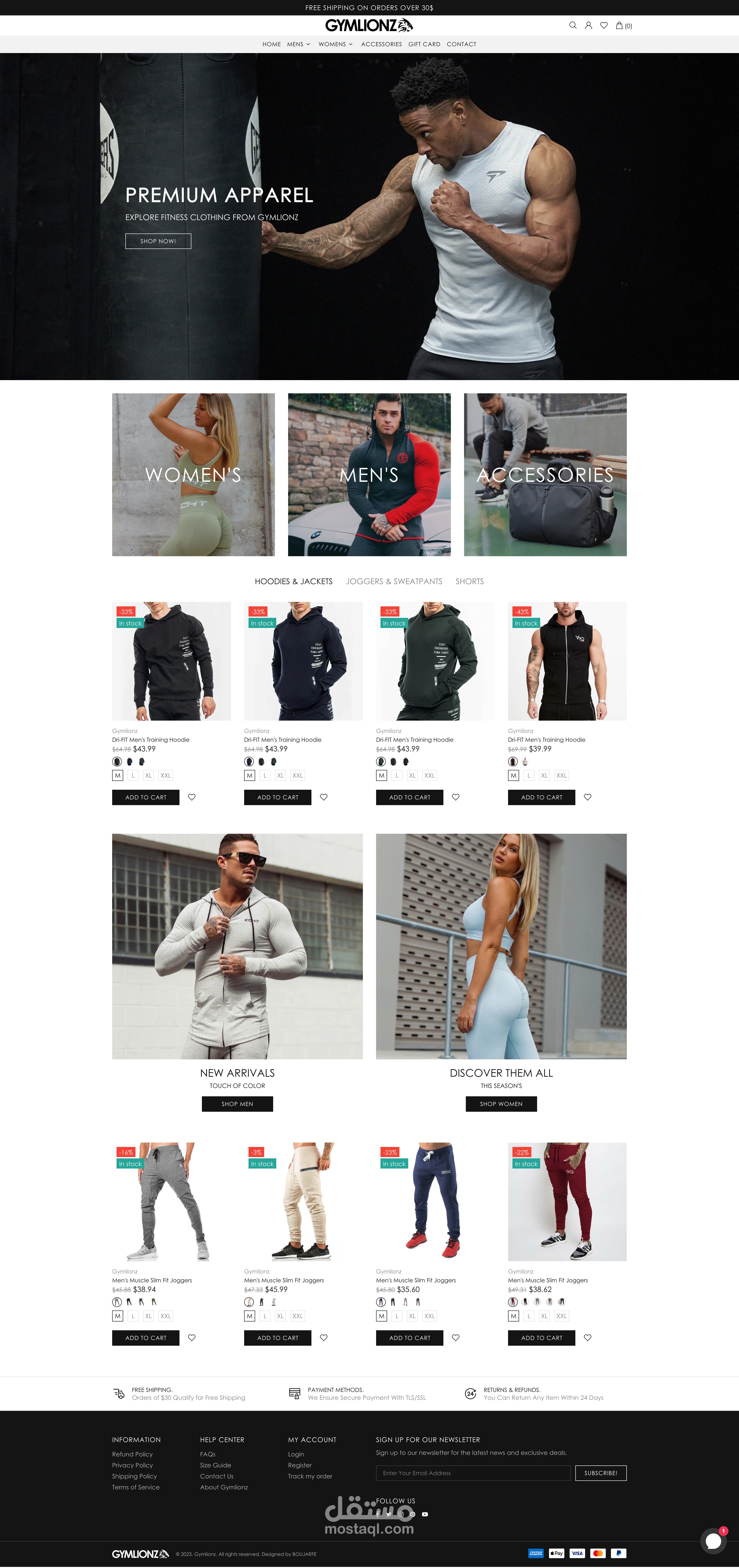 متجر Gymlionz | شوبيفاي Shopify