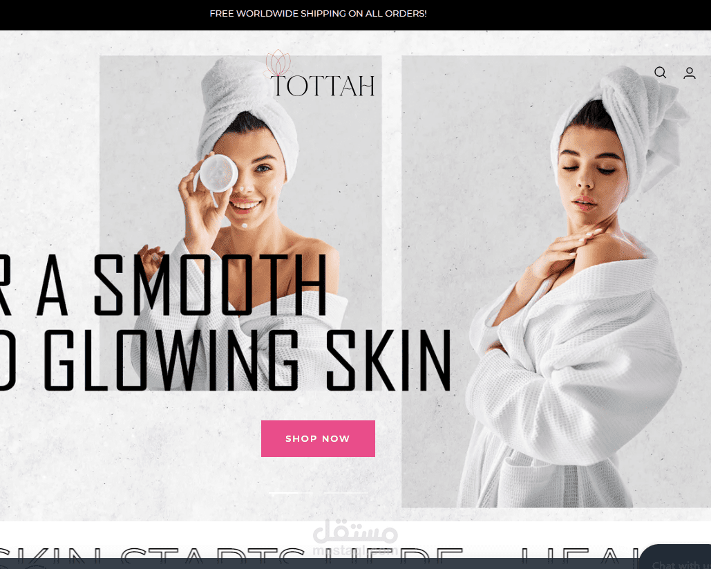 متجر TOTTAH على منصة شوبيفاى