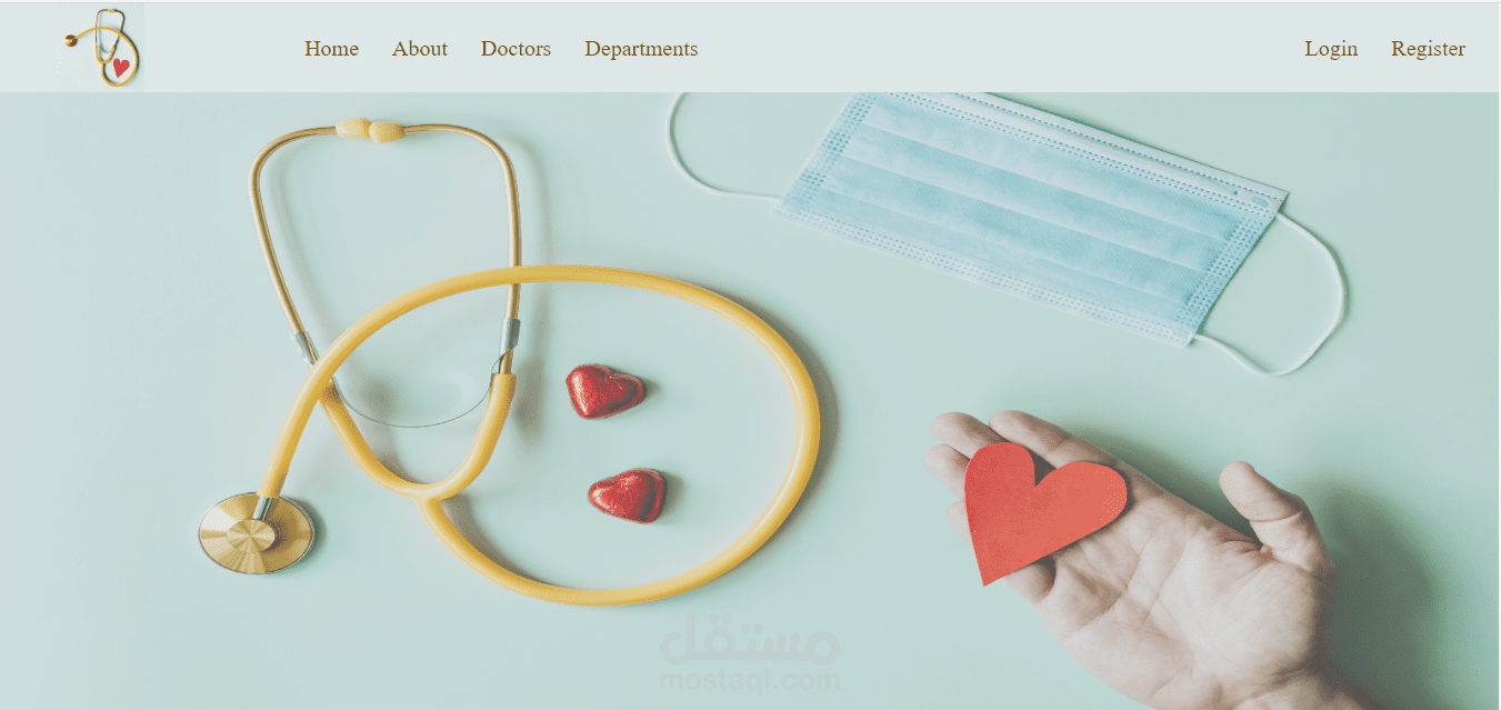 تصميم وتطوير موقع عيادة طبية