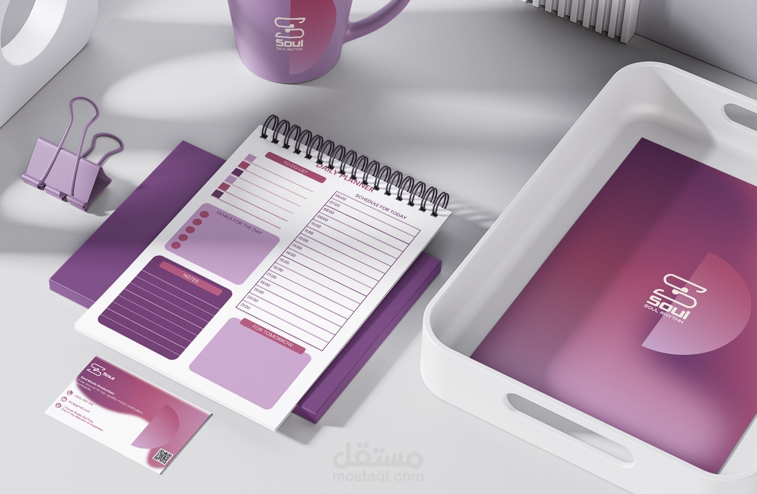 تصميم نوت بوك - شركة soul