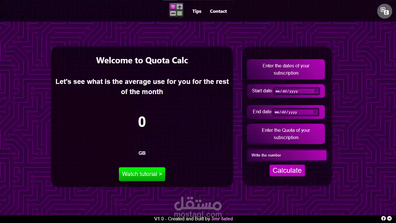 Quota Calc