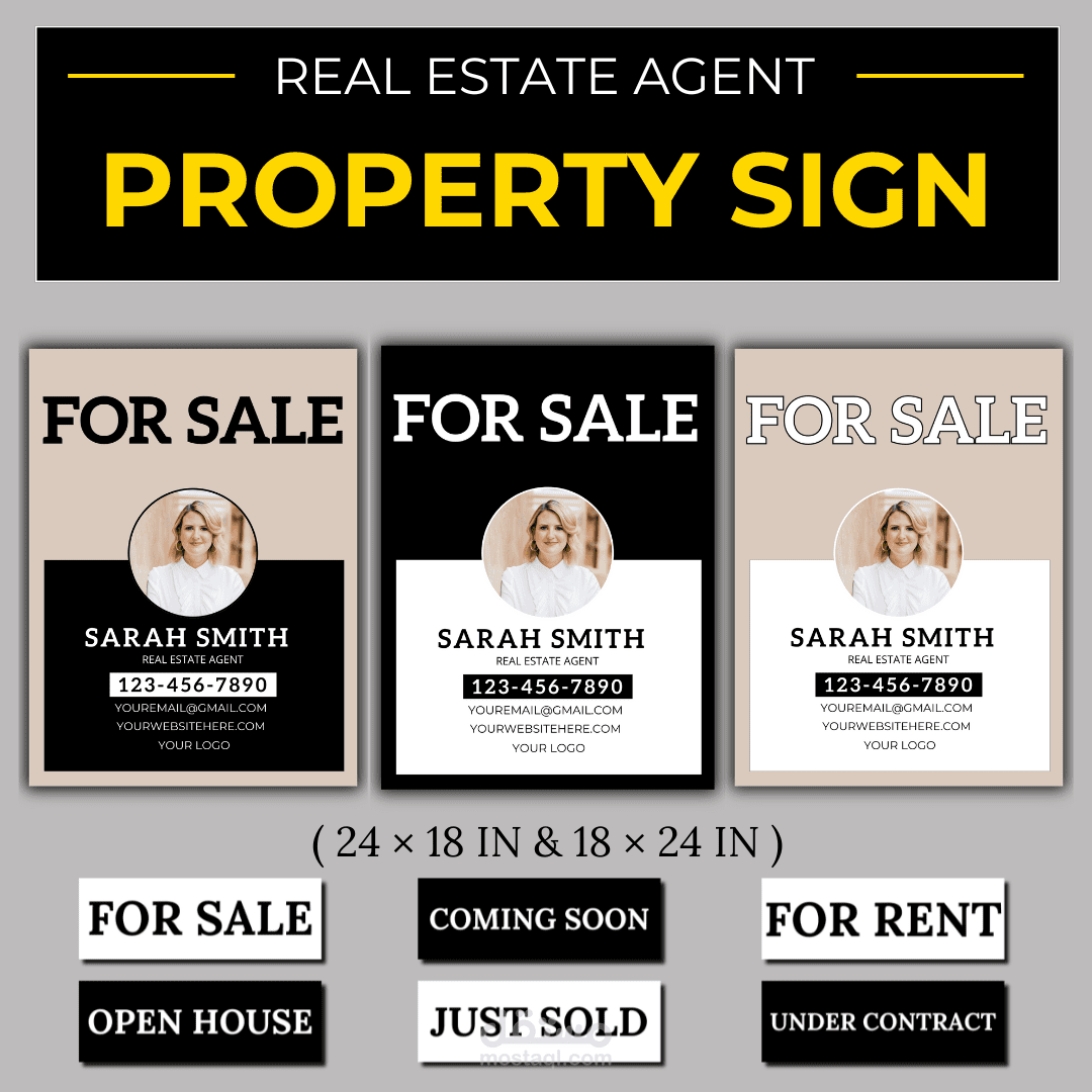 real estate sign