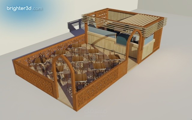 كشك قهوة ( داخل مول تجاري ) coffee Kiosk