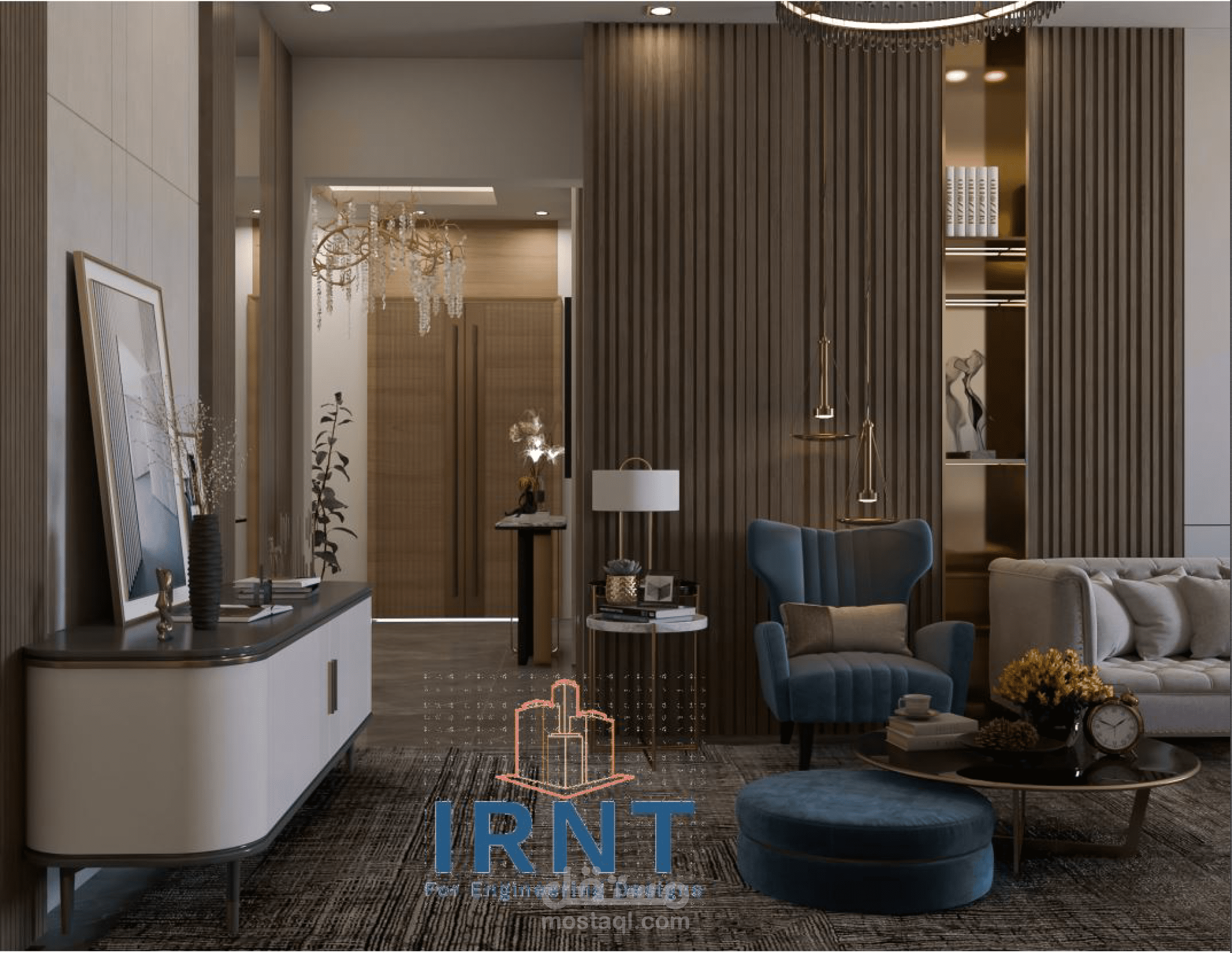تصميم الديكور لفيلا بالسعودية 1
