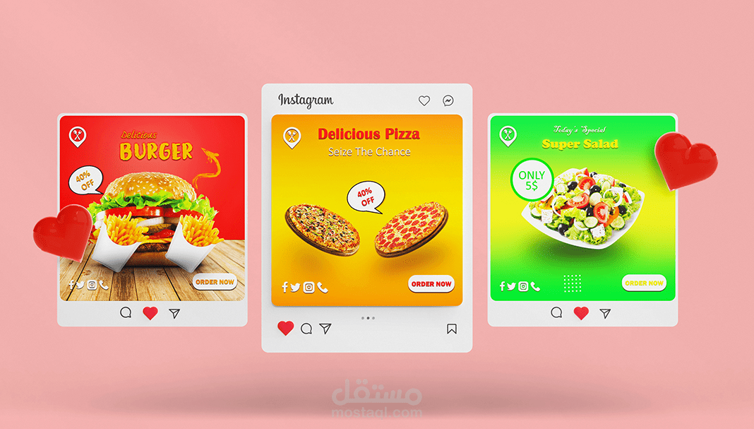 تصميم بوسترات سوشيال ميديا