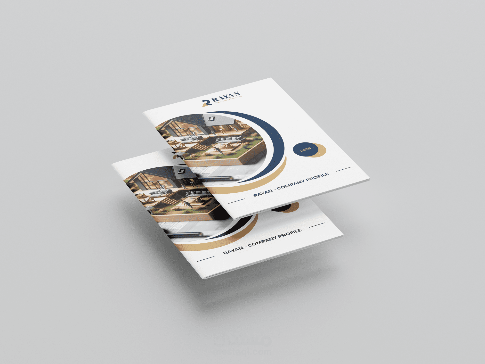 تصميم ملف تعريفي لشركة ريان العقارية