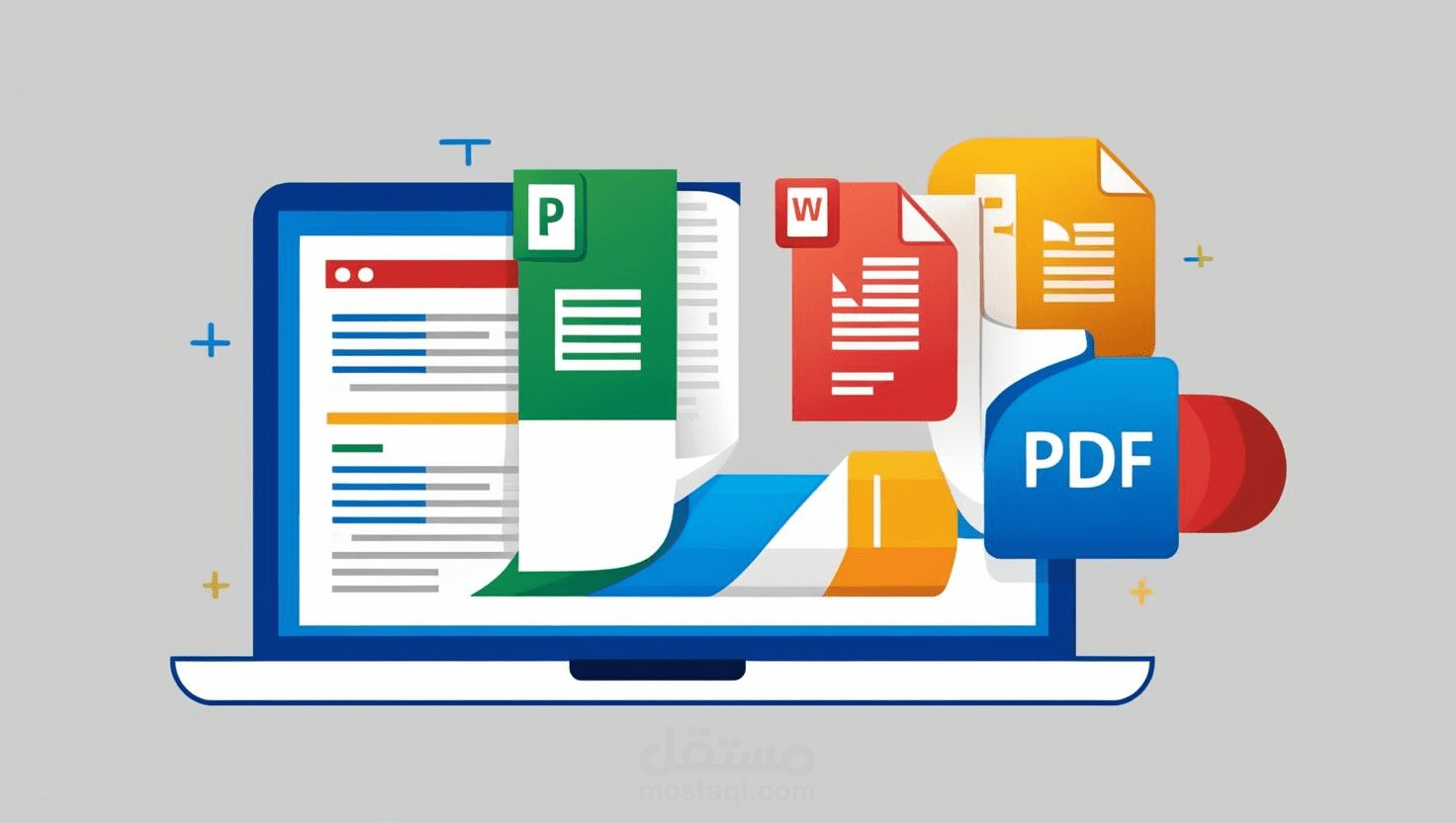 تحويل ملفات  PowerPoint و Word الى PDF