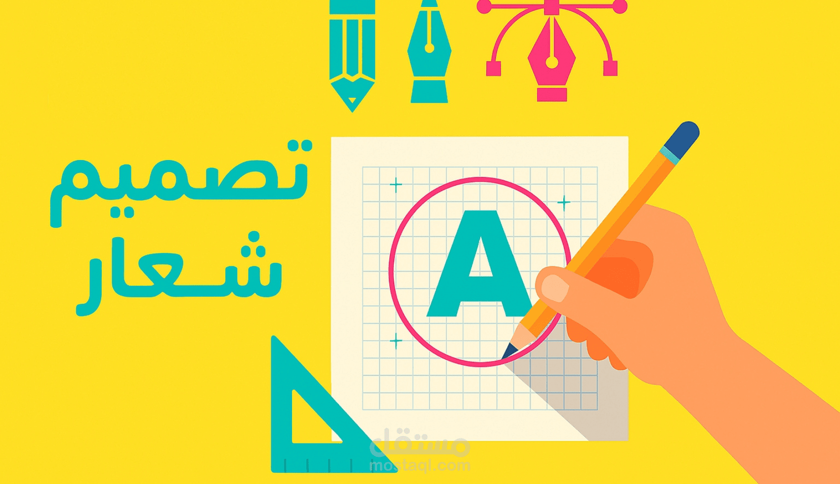 تصميم لوغو بطريقة احترافية
