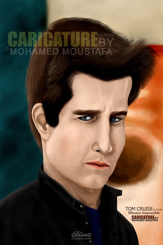 digital painting  ( tom cruise